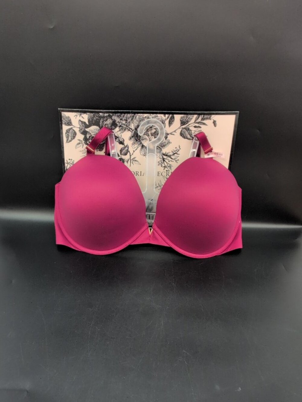 Victoria Secret Dream Angels Smooth Push Up Medium Lift Bra 44DDD Campari Red